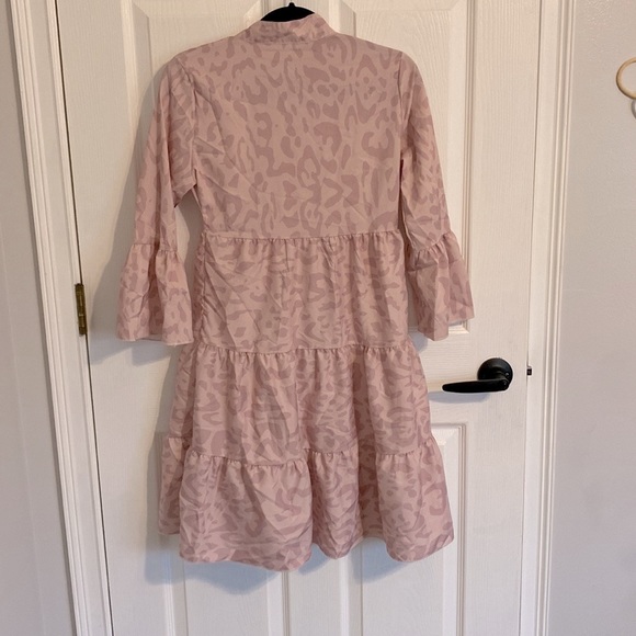 Ladies Dress MIDI, pink Size Small. EUC, worn once on vacation. - Picture 6 of 6